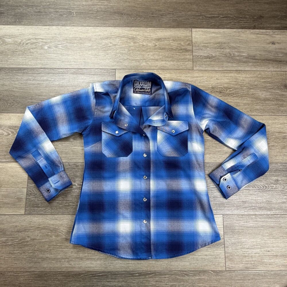 Dixxon Flannel California Roots Shirt Mens Small Plaid Snap Reggae Music Cali